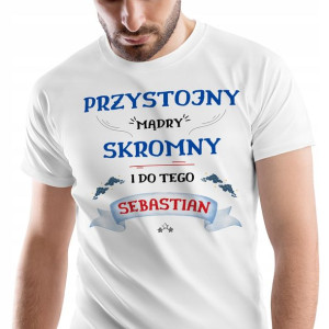 T-Shirt Męski Dla Sebastiana Koszulka XXL Prezent