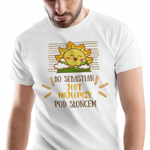 T-Shirt Męski Dla Sebastiana Koszulka XXL Prezent