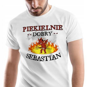 T-Shirt Męski Dla Sebastiana Koszulka XXL Prezent