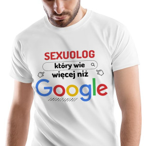 T-Shirt Męski Dla Sexuologa Koszulka M Prezent