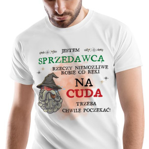 T-Shirt Męski Dla Sprzedawcy Koszulka XXL Prezent
