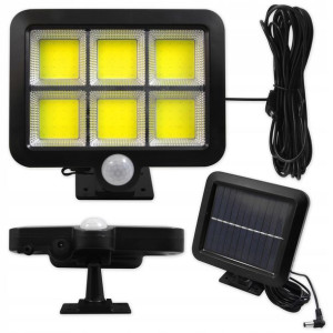 Lampa Led Solarna Z Czujnikiem Ogrodowa Zewnętrzna