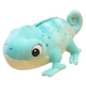 KAMELEON jaszczurka maskotka pluszak duża 45 cm XL