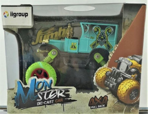 Monster Truck metal ze światłem i dźwiękiem