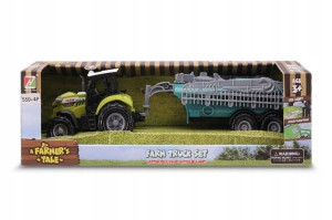 Mini farma Traktor z przyczepą