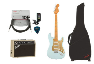 Gitara Elektryczna + Wzmacniacz 1w Kabel Zestaw