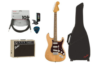 Gitara Elektryczna + Wzmacniacz 1w Kabel Zestaw