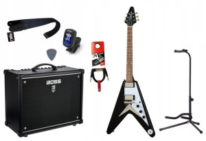 Gitara Elektryczna + Wzmacniacz 50w Zestaw Komplet