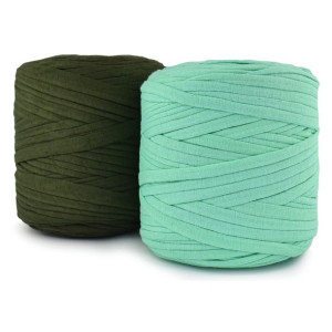 T-shirt Yarn Cotton Spaghetti / odcienie zieleni