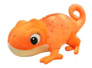 KAMELEON jaszczurka maskotka pluszak duża 45 cm XL