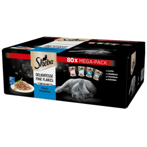 SHEBA Delicacy Smaki Rybne w Galaretce 80x85g