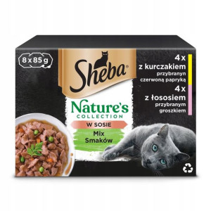 SHEBA Nature's Collection Mix Smaków 8x85g