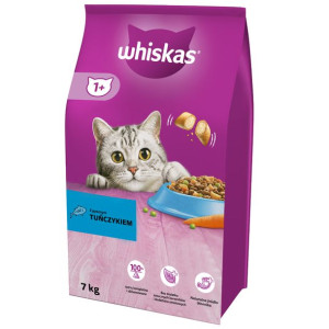 Whiskas Sucha Tuńczyk 7kg