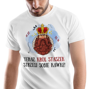 T-Shirt Męski Dla Staszka Koszulka XL Prezent