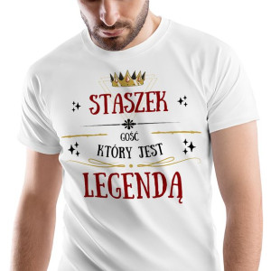 T-Shirt Męski Dla Staszka Koszulka XXL Prezent