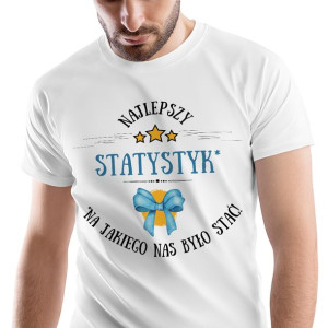 T-Shirt Męski Dla Statystyka Koszulka XL Prezent