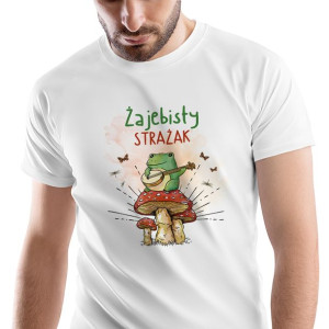T-Shirt Męski Dla Strażaka na Urodziny S Prezent