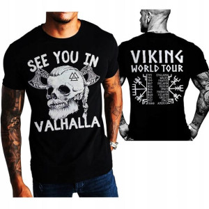 Koszulka męska T-shirt SEE YOU IN VALHALLA XL