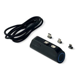 Choetech mini powerbank 3000 mAh USB C / Micro USB / Lightning czarny
