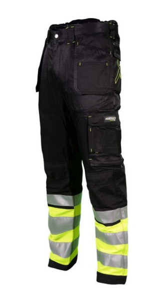 Spodnie robocze do pasa Dura Twill czarne rozmiar XXXL, STALCO