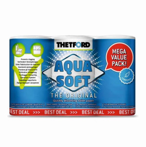 Papier do toalet turystycznych Thetford Aqua Soft 6 szt.
