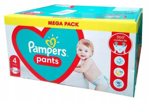 Pampers Pieluchomajtki Mega Box 4 - 108 szt