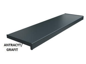 Parapet wewnętrzny PCV GRAFIT 30cm. Najtaniej!