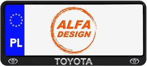 Ramki ramka tablic małe TOYOTA 1 szt usa japan