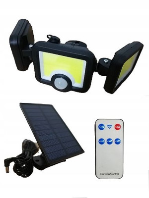 Lampa uliczna 74 W 6000 lm zasilanie solarne