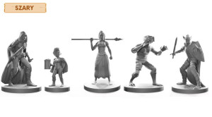 Bractwo Złodziei - Zestaw 5 Szarych Figurek Na Kampanię Rpg 25 Mm
