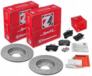 Zimmermann Tarcze Sport-z Klocki Std Tył Seat