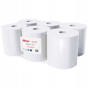 Ręcznik Papierowy Biały 130 M - 6 Rolek