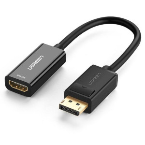 Adapter, kabel DisplayPort (męski)  - HDMI (żeński) UGREEN MM137, FullHD (c