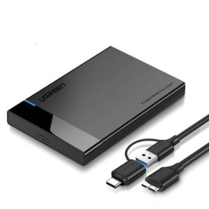 Obudowa zewnętrzna dysku HDD/SSD 2,5" UGREEN US221, SATA, USB 3.0 + USB-C d