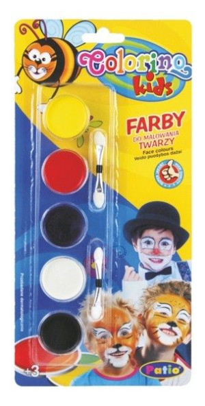 COLORINO FARBY DO MALOWANIA TWARZY dla dzieci i dorosłych