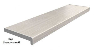 Parapet wewnętrzny PCV DĄB SKANDYNAW/WIEJSKI 25cm. Najtaniej!
