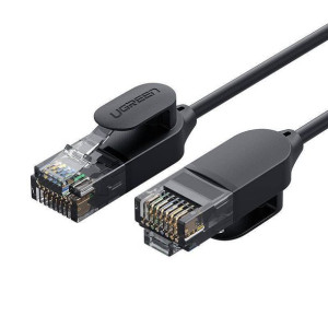 Kabel sieciowy UGREEN NW122 Ethernet RJ45, Cat.6A, UTP, 8m (czarny)