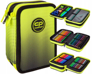 Coolpack Piórnik Trzykomorowy Wyposażenie Lemon