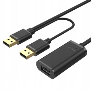 Kabel wzmacniacz przedłużacz USB 2.0 10m Unitek