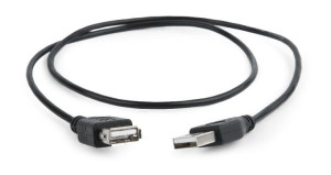 Przedłużacz kabla Gembird USB 2.0 0.75m czarny