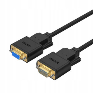 Unitek przedłużacz szeregowy RS232 DB9 M-F 1,5 m