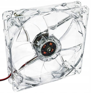 Wentylator systemowy Akyga 120mm 4 LED biały Molex