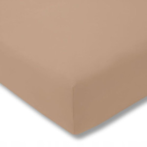 ESTELLA Prześcieradło Mako Jersey Karmel 100x200