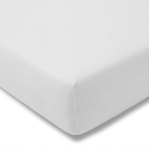 ESTELLA Prześcieradło Mako-Jersey Białe 100x200