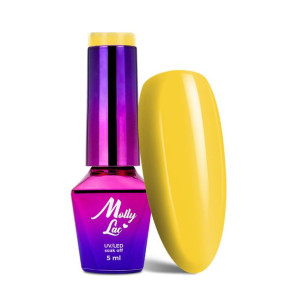 214 Lakier Hybrydowy Molly Lac 5ml Obsession  Honey Diva