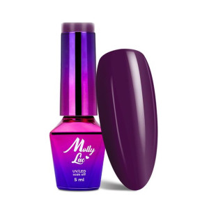 213 Lakier Hybrydowy Molly Lac 5ml Obsession Naughty Purple