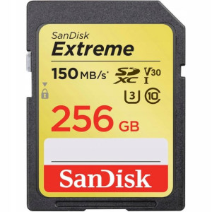 Karta SD SanDisk Extreme SDXC 256GB V30 U3 150MB/s