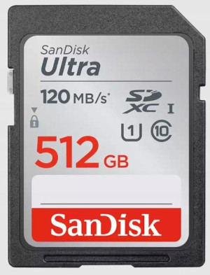 Karta pamięci SD SanDisk Ultra SDXC 512 GB 120MB/s