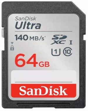 Karta pamięci SD SanDisk Ultra SDXC 64 GB 140MB/s