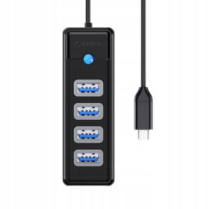 Adapter Hub USB-C do 4xUSB 3.0 Orico 5Gbps 15cm